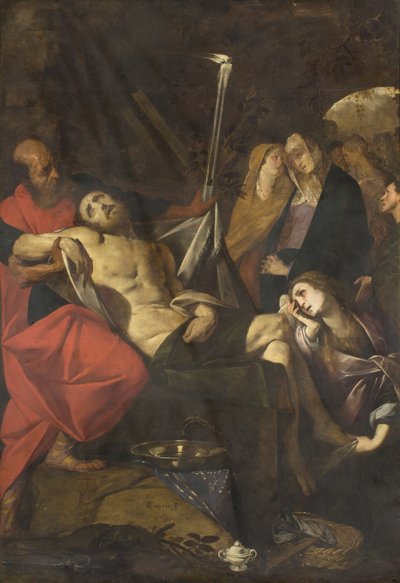 Lamentation by Giovanni Battista 1567 1633 Crespi